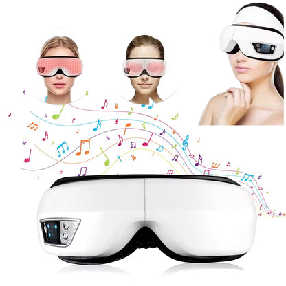 Smart Eye Massager with Bluetooth & Vibration